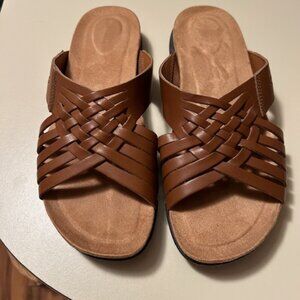 Easy Spirit Meadow Brown Sandal